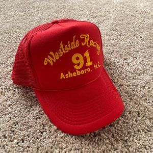 Red Trucker Hat "Westside Racing"
